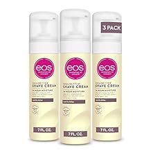 eos Shea Better Shaving Cream for Women - Vanilla Bliss, Shave Cream, Skin Care and Lotion with Shea Butter and Aloe, 24 Hour Hydration, 7 fl oz, Pack of 5