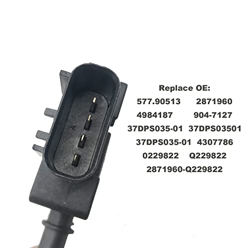 Cardoctor 2871960 Diesel Particulate Filter Dpf Pressure Sensors 904-7127 Fits Cummins Isb Isx & Isl Diesel Exhaust Gas Differential Pressure Sensor #TOP5