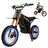 TYOKUM Electric Bike Adults Teens - 14"/12" Fat Off raod Dirt Bike, 48V 20.8Ah Battery 45-50KM Long Rang Electric Bikes,Hydraulic Suspension & Brake Ebike,3 Riding Modes Electric-Dirt-Bike