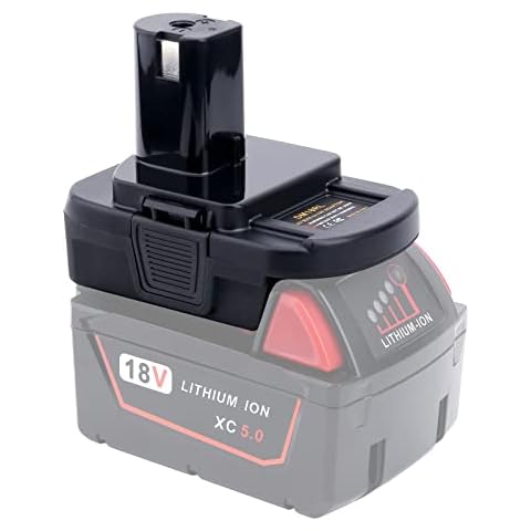 ELEFLY DM18RL Battery Adapter Converter Compatible with 20V Battery & M-18 Battery, Compatible with Ryobi 18V Battery ONE+ Tools P108 ‎P189 P190 P197 PBP005 Cover