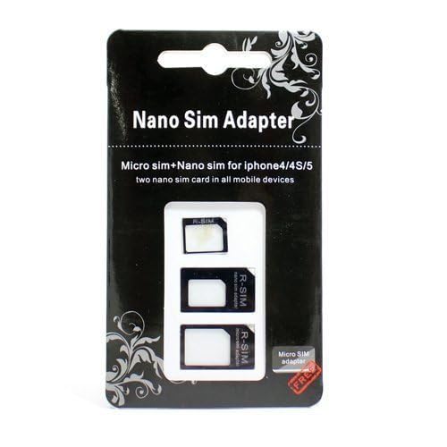 mobee Nano SIM MicroSIM 変換アダプタ 3点セット For…