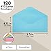 Business Mailing Colorful Envelopes 120-Pack #10-4.125 x 9.5 in Assorted Colors with V-Flap Gummed Seal - Colorful Bulk Office Supplies