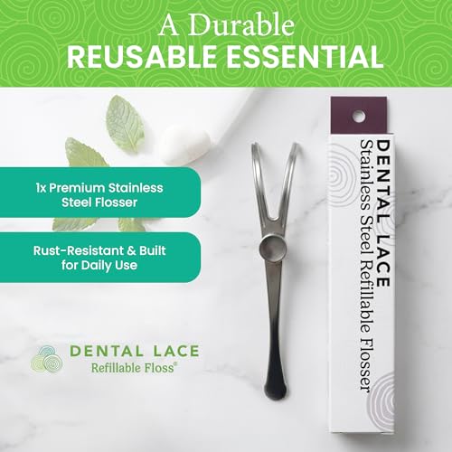 Dental Lace Stainless Steel Flosser