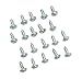 Frost King ZP1 Screws and Clips for Furniture Re-Webbing, Silver
