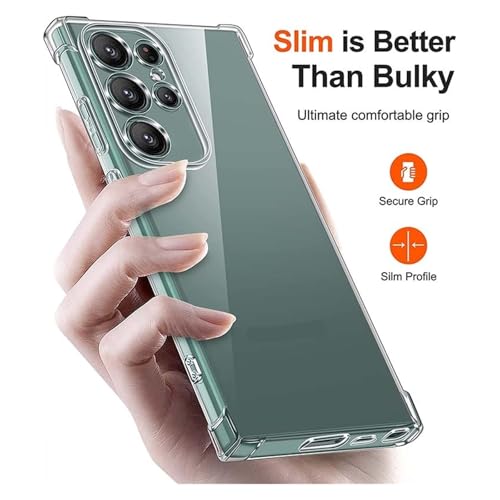 Coque silicone transparent pour Samsung S24 Ultra antichoc souple - 5