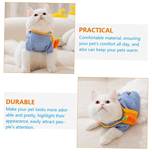 Balacoo 4 Pcs Gato Roupas Quentes Macacão De Cachorro De Natal Vestuário Ajustável Para Animais De E