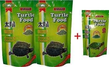 KAPOOR ENTERPRISE Turtle Food 2x100gm + 50gm Pouch 0.21 kg (3x0.07 kg) Dry New Born Turtle Food