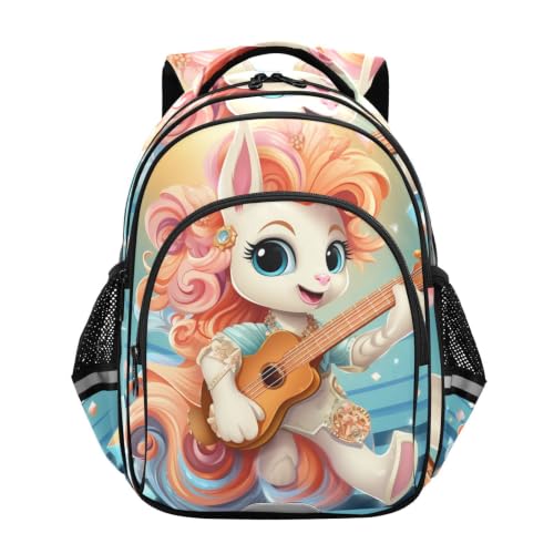 Sac à dos enfant pour l'école et les sorties avec sa licorne rose