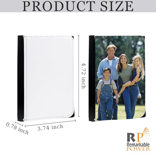 RP Remarkable Power, Sublimation Wallet Trifold Slim Leather Wallet Card Holder Bank for Women Men2