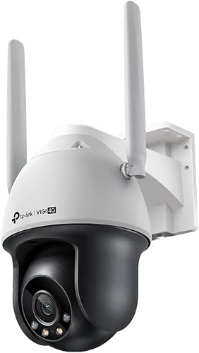 TP-LINK VIGI 4MP OUTDOOR FULL COLOUR 4G PT CAMERA 4mm