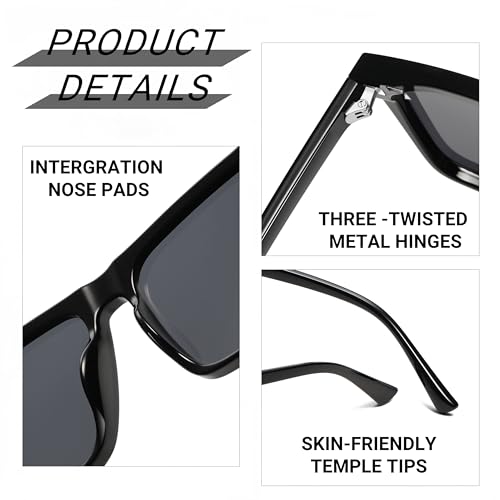 Polarized Square Sunglasses Women Men Trendy Fashion Sun Glasses Driving Fishing Golf SY60584