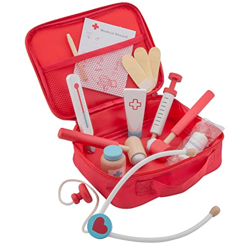 New Classic Toys Non Valise de Docteur, 18291, Red Cover