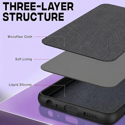 Image of FIRST MART Matte Silicone Back Cover for Motorola G37 Power - Black