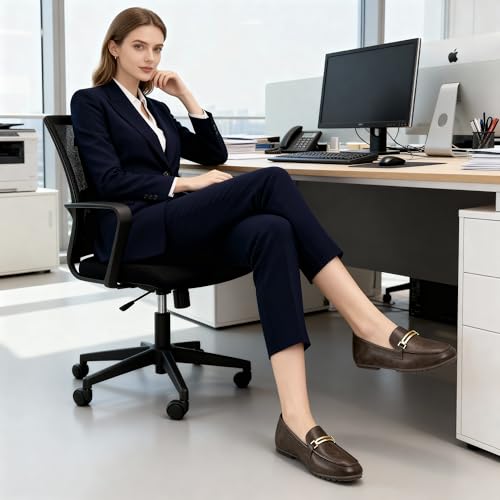Image of Alicegana Loafers for Women Comfortable Business Work Driving Flats Shoes Casual Slip On Moccasins Penny Loafer 2026