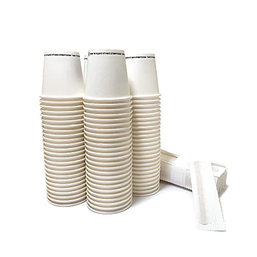 ENVIADO Bicchierini Carta per Caffè Monouso con