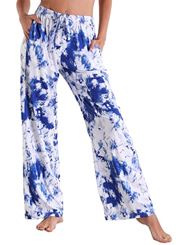 Image of X-Image Women Comfy Casual Pajama Pants with Pockets & Drawstring