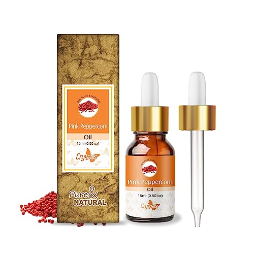 Image of Crysalis Pink Peppercorn Oil 15 ml (0.51 fl oz) - Bright Fruity-Spicy Aromatic Oil for Natural Perfumery, Diffusion Blends & DIY Fragrance