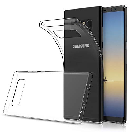Muzz Samsung Galaxy NOTE 8 TPU Silicone Clear Case Back Cover
