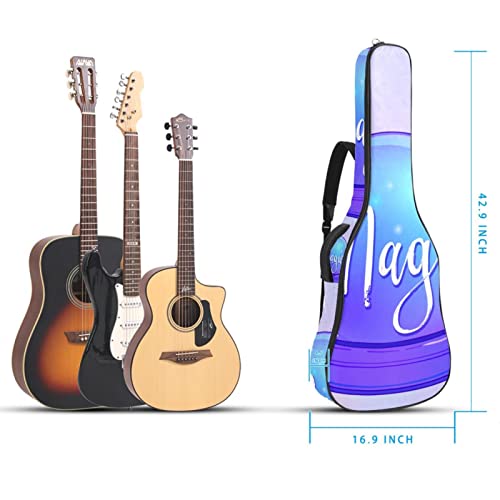 Hondank Housse de protection rembourrée pour guitare acoustique classique Motif paon, Multicolor 07, 42.9×16.9×4.7 in… - Les Beatles, Paul McCartney, John Lennon, RIngo Starr, George Harrison Hondank Housse de protection rembourrée pour guitare acoustique classique Motif paon, Multicolor 07, 42.9x16.9x4.7 in… – Image 6