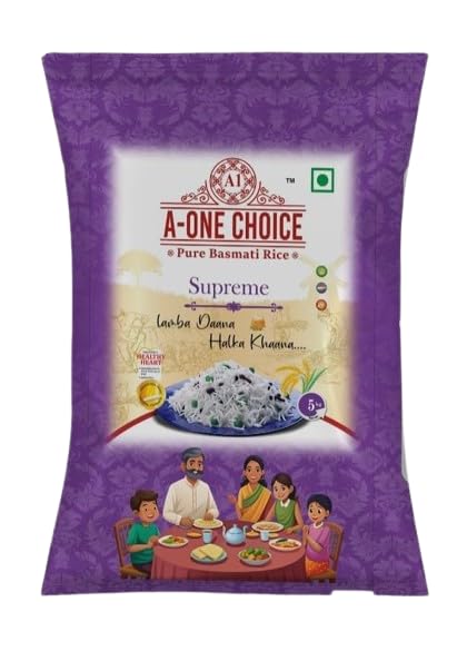 Supreme Rice Brown Rice A-ONE CHOICE Supreme Rice with Rich Aroma and Royal Taste, 5 Kg ...