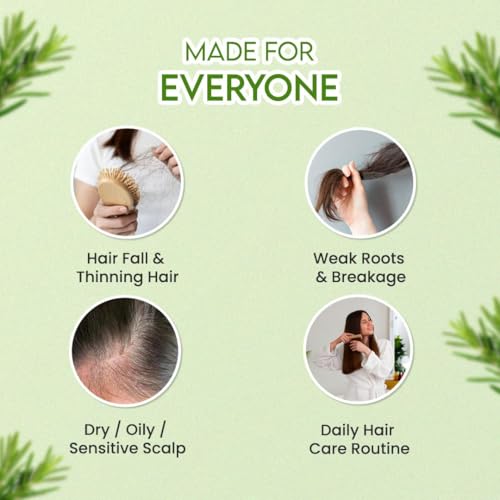 Image of Jovees Herbal Rosemary Water Hair Growth Spray with Follicusan DP (200ml) | Mist Spray for Hair Fall, Strengthens Follicles & Boosts Hair Growth | Adds Shine | Non-Greasy, Lightweight Hair Tonic | For All Hair Types | Reduces Dandruff & Scalp Protection (pack of 2)