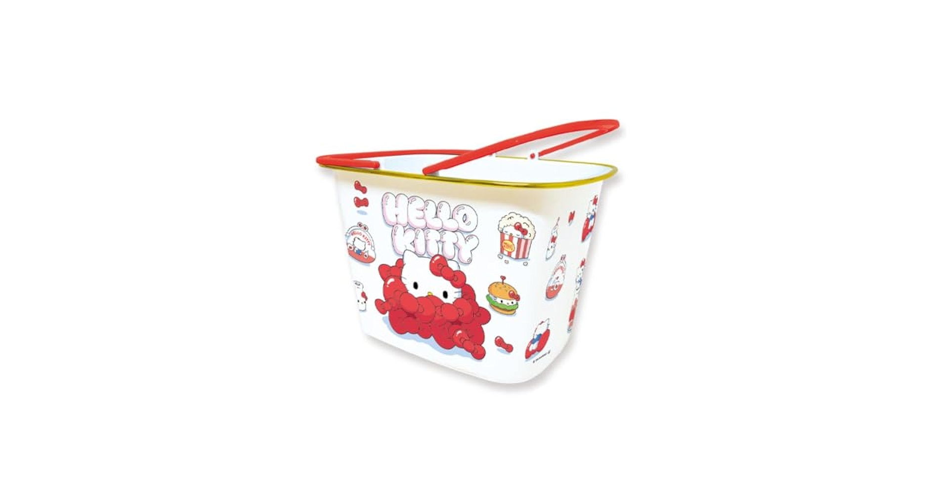 本日のみ価格　KITTYちゃん　ボックス SEIWA ハローキティ カー用品 ゴミ箱 ダストボックス 収納 小物