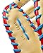 Wilson Spring 2025 A2000® 1677 12.5” Baseball First Base Mitt - Left Hand Throw, Blonde/Red/Sky Blue