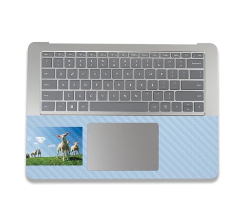 Image of MightySkins Carbon Fiber Skin Compatible with Microsoft Surface Laptop Studio 2 (2023) Full Wrap Kit - Lambs | Protective, Durable Textured Carbon Fiber Finish | Easy to Apply | Made in The USA