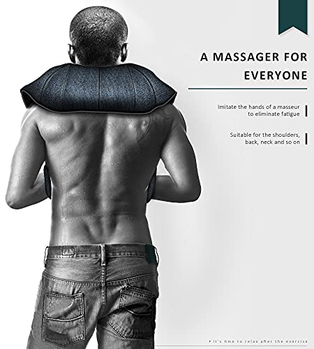 Image of Mo Cuishle Father's Day Dad Gifts, Shiatsu Neck and Back Massager with Heat - Deep Kneading for Shoulder - Ideal Gift for Husband Men Women Mom Him Her - Perfect for Christmas, Mothers Day, Birthdays