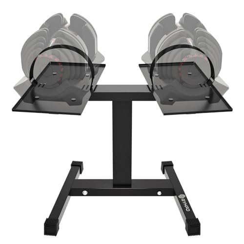 2025 NEW Adjustable Dumbbell Stand, 200 lb Capacity, Dumbbell Rack with Adjustable Belt, Heavy Duty Column Dumbbell Stand, Easy Storage & Safety for Home Gym, Dumbbell Rack Stand Only