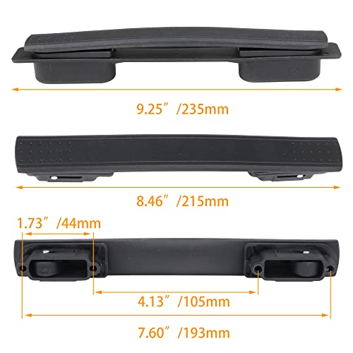 Image of Flexible Suitcase Handle Replacement Part Black for Luggage Case 8.46inch Length