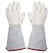 40cm Gants résistant aux engelures, longs gants cryogéniques gants de travail de protection étanches gants de GNL azote liquide gants congelés stockage à froid gant de sécurité Cryo