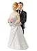 Produktbild Hobbyfun Hochzeitspaar Braut und Bräutigam 6,5cm Tortenfigur Weiß