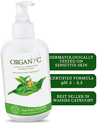 ORGANYC Feminine Hygiene Wash with Tea Tree, 250 ML