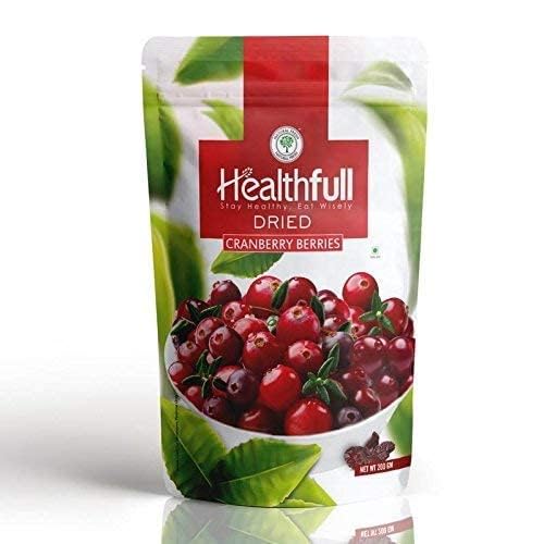 Natural Fresh Organic Whole Dried Cranberries (No Added Sugar