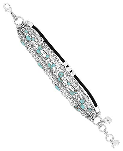 Lucky Brand Mini Lucky Layer Turquoise Bracelet