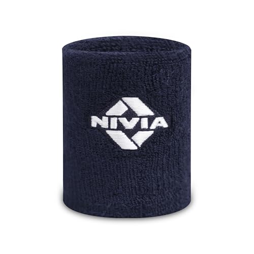 Nivia Sweatband for Men & Women, Wristbands for Tennis, Basketbal...