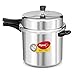 Pigeon Pressure Cooker - 10 Quart - Deluxe Aluminum Outer Lid Stovetop - Cook delicious food in less time: soups, rice, legumes, and more - 10 Liters