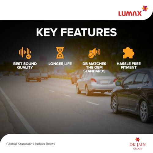 Image of Lumax H /L ASSY M&M Scoorpio-N High Variant Right Hand Headlamp Assembly with Motor | Projector Headlight with DRL | OEM Fit Replacement Lamp | Enhanced Visibility & Styling