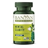 Banyan Botanicals Mental Clarity - Certified Organic, 90 Tablets - Promotes Memory and Intelligience