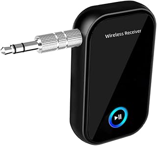 UKCOCO 2 Pces Adaptador USB Adaptador Transmissor Para Carro Adaptador Sem Fio Receptor De Áudio 50 Aux Receptor De Áudio Transmissor Sem Fio Plástico Preto 35Mm Adaptador Sem Fio