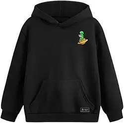 Blusão Moletom Canguru Saturno Et Infantil Personalizado com Capuz e Bolso