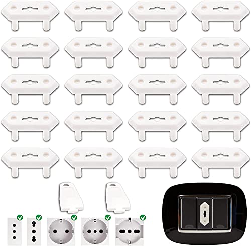 10/5/3/1PCS Bianco Presa Di Sicurezza Elettrica Copertura Protettiva - 12