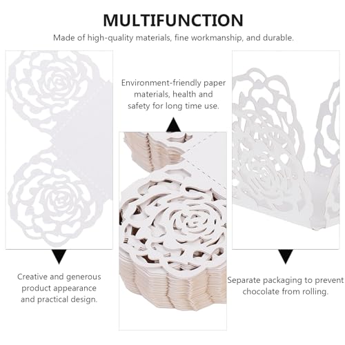 Caissettes en papier pour chocolats x50 moules truffes mignardises - 8