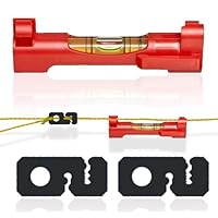 Profi Schnurwasserwaage und Schnurspanner im Set für Schlagschnur Maurerschnur Richtschnür/Maurerarbeiten, Pflaster-Arbeiten | Profi und Hobby Handwerker