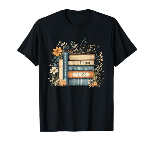 Subtle Book Anti Trump Women Book Loves Retro Funny T-Shirt