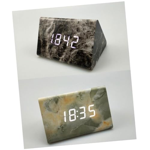 CRAFTHROU Práctico Despertador Estudiante Despertador Reloj Led Digital Despertador Electrico Despertador De Noche Luz Reloj De Escritorio Relojes De Alarma Junto a La Cama Decoración