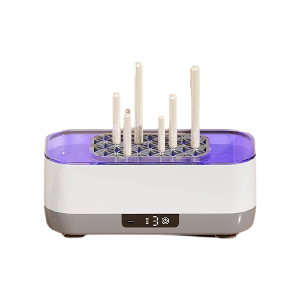 UDSKNV[KSL Jewelry Glasses Ultrasonic Cleaning Machine USB Rechargeable Vibration Wash Cleaner Makeup Brush