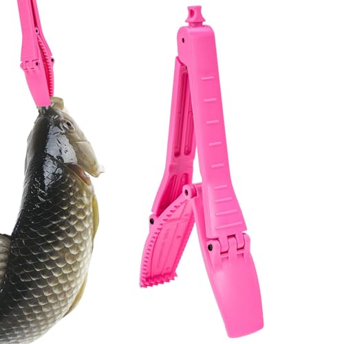 Pinzas para peces – Herramienta de control de captura, de abrazadera de ángulo antideslizante, soporte plegable de recuperación al aire libre, dispositivo de manejo de bagre | Herramienta de