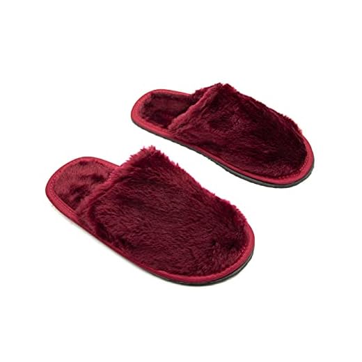Pantufa Feminina Pelúcia Chinelo Premium Super Conforto (41, Vermelho Luxo)
